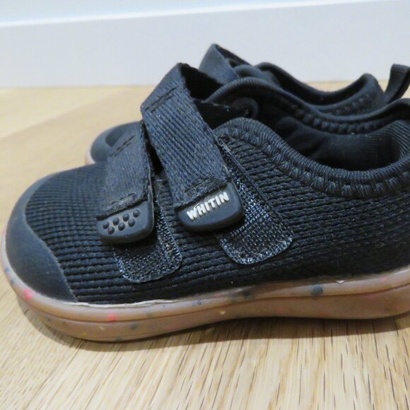WHITIN Barefoot Toddler Sneaker Shoes in Black Breathable Mesh Outdoor Casual - Picture 5 of 9